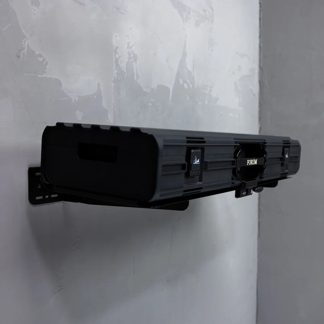 Theseus on the Wall Mount, seen from the corner of the wall